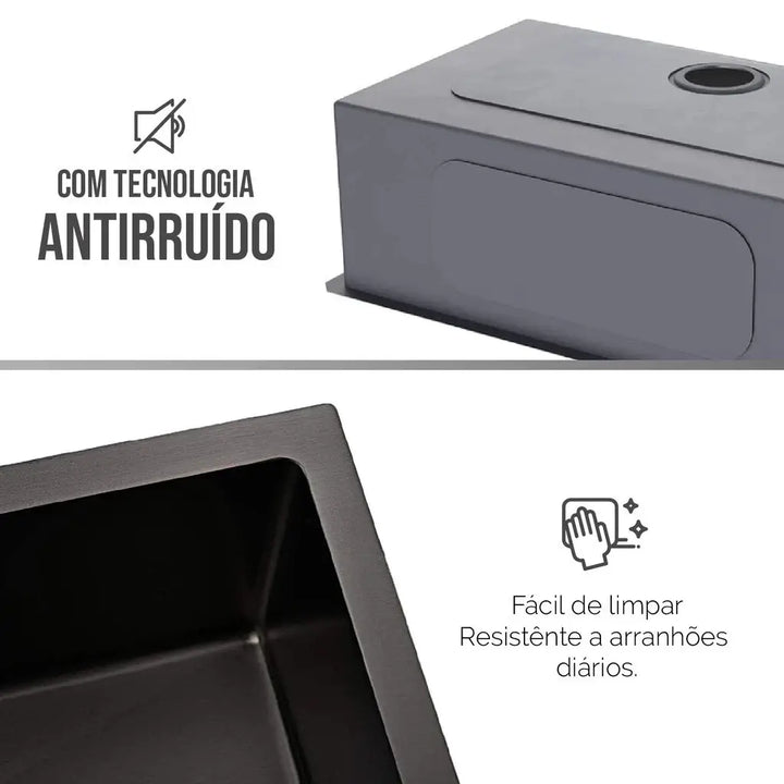 Cuba Para Cozinha Inox Quadrada8