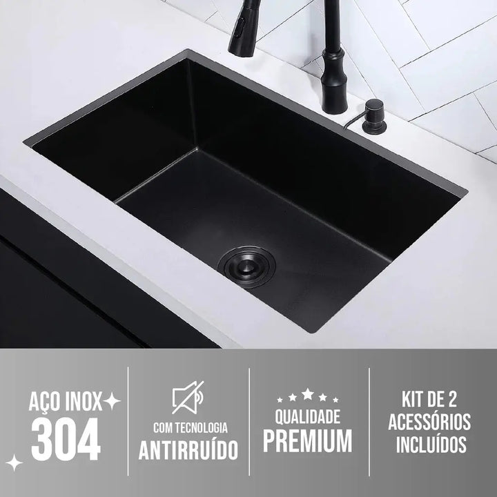 Cuba Para Cozinha Inox Quadrada6