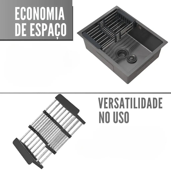 Cuba Para Cozinha Inox Quadrada5